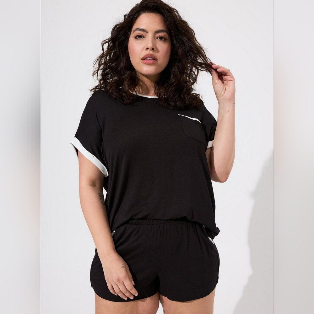Torrid Super Soft Bamboo Jersey Short Sleeve Sleep Tee 3x 3